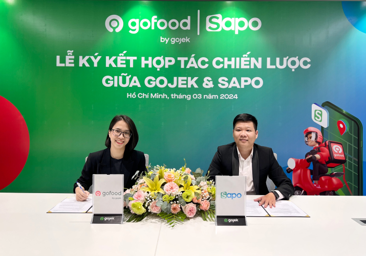 Sapo ký kết thỏa thuận hợp tác chiến lược với Gojek